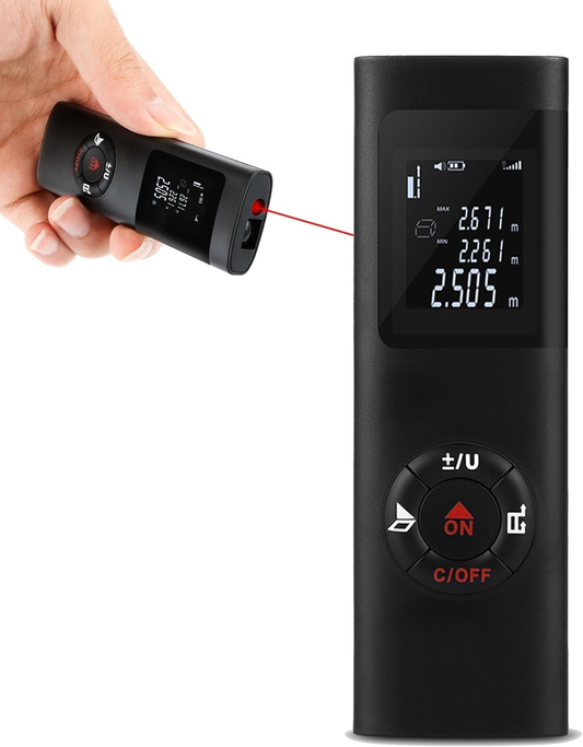 📏 Télémètre Laser Numérique Haute Précision – Mesurez avec Exactitude !